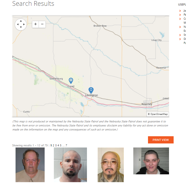 Nebraska Inmate Search Nebraska Dept. of Correctional Services